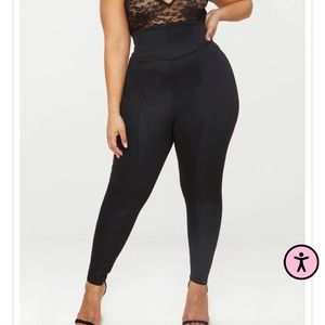 PrettyLittleThing Plus Black Extreme High Waist Leggings
